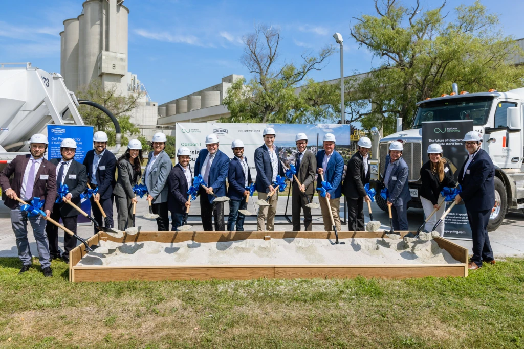 Ash Grove Cement and Carbon Upcycling Technologies Break Ground on Carbon 1 Mississauga